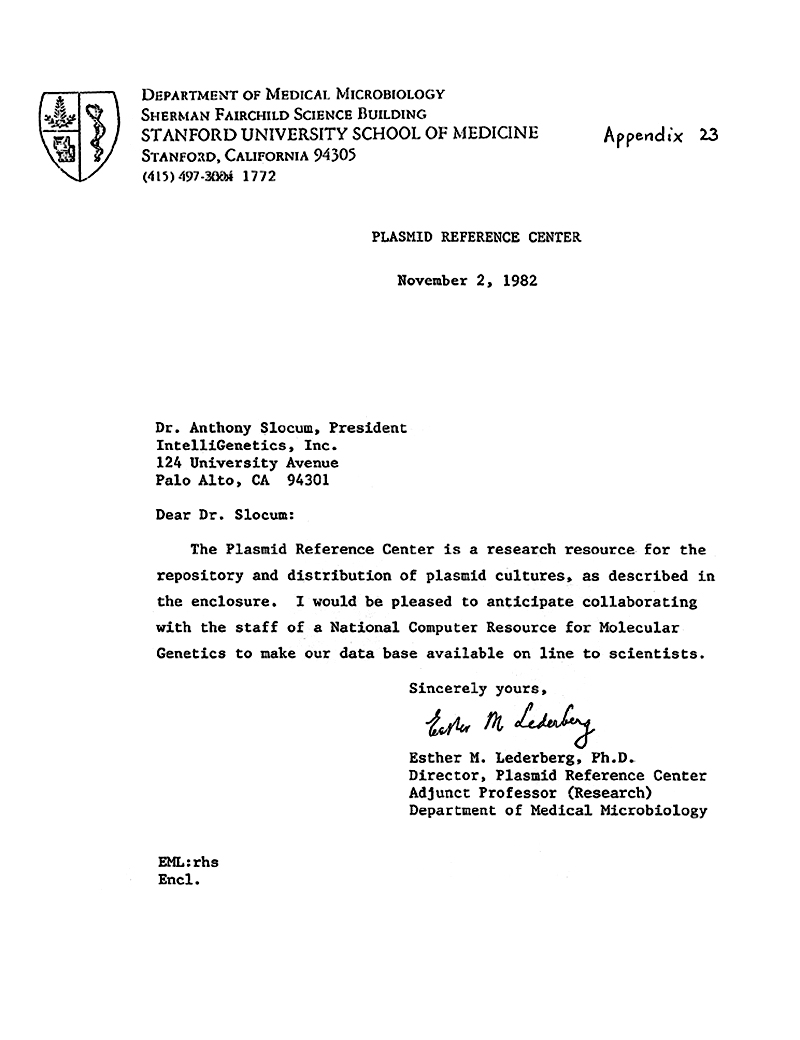 EML to Slocum 11-2-82